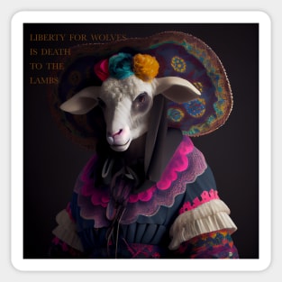 Catrina the Sheep Sticker